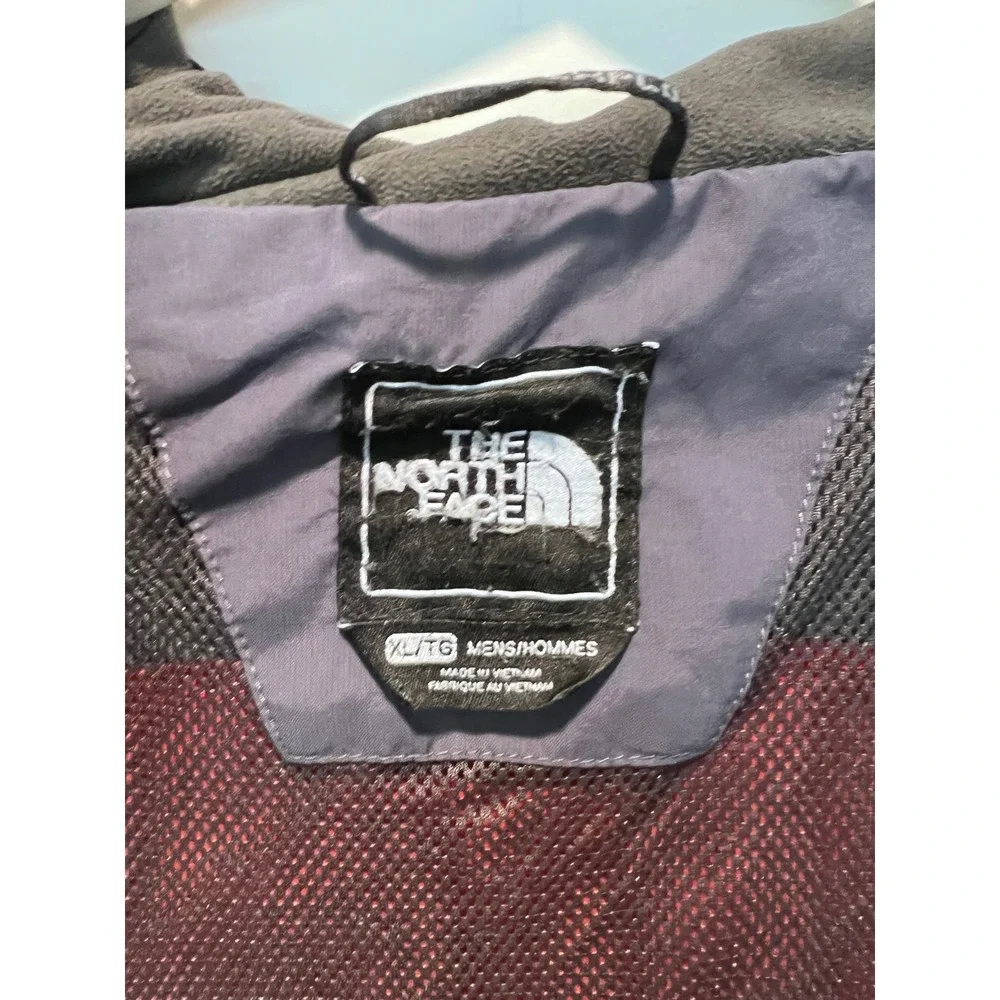 The North Face Men's Hydrenalite Two Tone Red Long Sleeve‎ Hooded Jacket XL